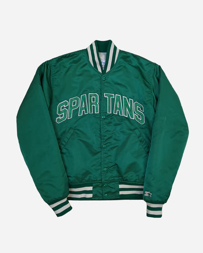 Michigan State Spartans Starter Jacket Mens XL Puffer Insulated Lined 90s  VTG